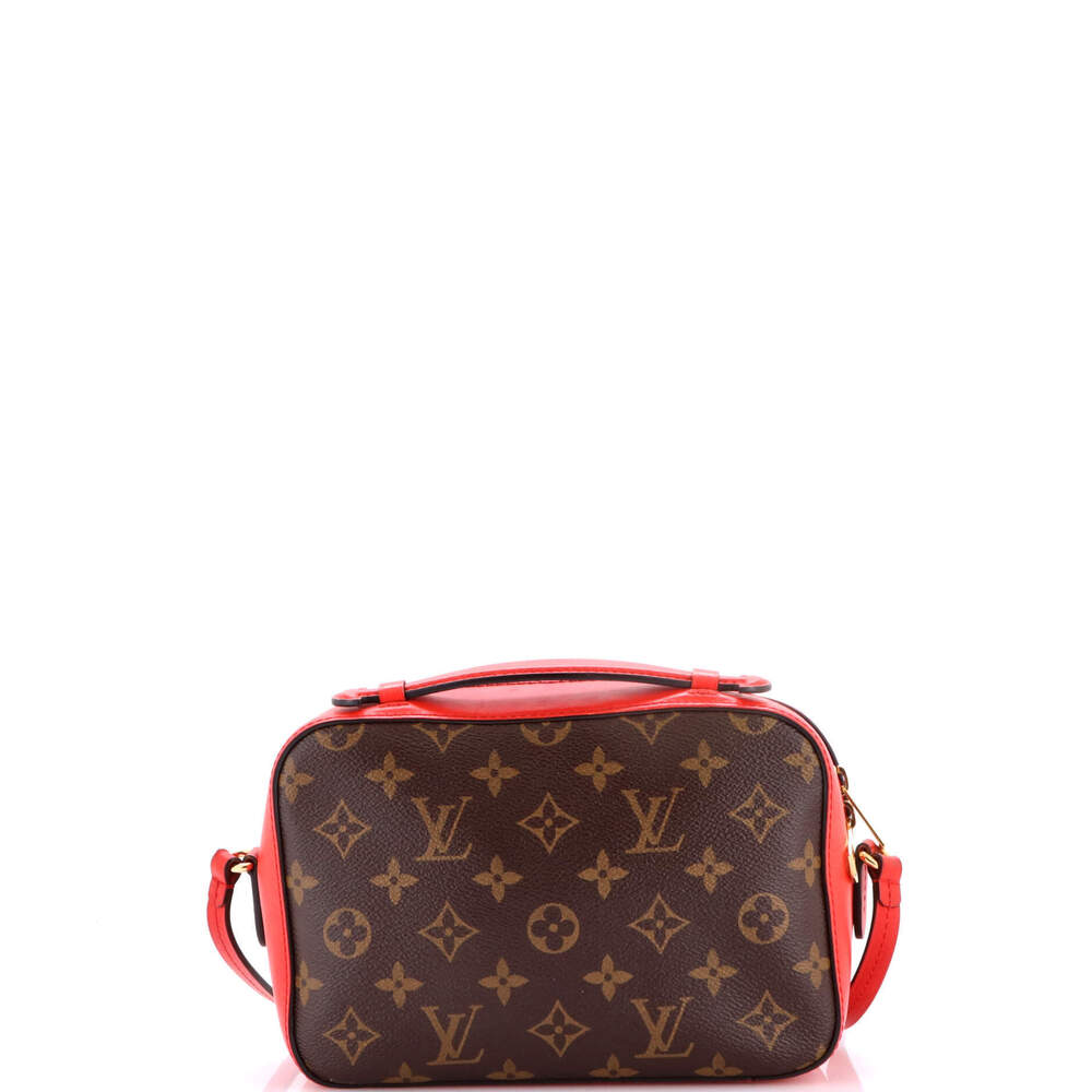 Louis Vuitton Saintonge Handbag Monogram Canvas with Leather - Picture 3 of 8